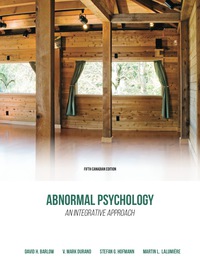 Cover image: Abnormal Psychology: An Integrative Approach 5th edition 9780176657185