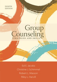 Cover image: Group Counseling: Strategies and Skills 8th edition 9780176831080