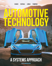 Cover image: 3N3-EBK: AUTOMOTIVE TECHNOLOGY: A SYSTEMS APPROACH 4CE 4th edition 9780176796174