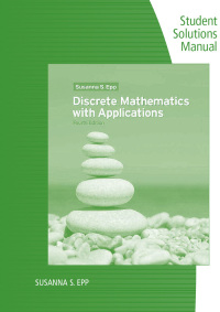 Cover image: Student Solutions Manual and Study Guide for Epp's Discrete Mathematics with Applications 4th edition 9780495826132