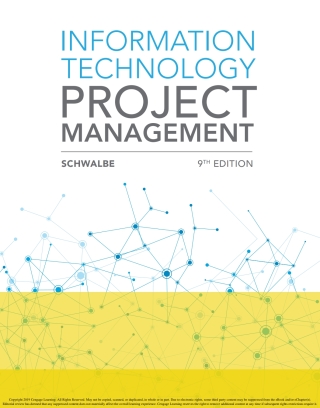 Cover image: Information Technology Project Management 9th edition 9781337101356