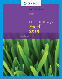 Cover image: New Perspectives Microsoft Office 365/Excel 2019 Comprehensive 1st edition 9780357025765