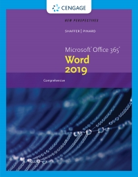 Cover image: New Perspectives Microsoft Office 365/Word 2019 Comprehensive 1st edition 9780357026182