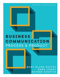 Cover image: Business Communication: Process and Product: Brief Edition 7th edition 9780176910181