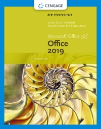 Cover image: New Perspectives Microsoft Office 365/2019 Introductory 1st edition 9780357025741