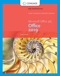 Cover image: New Perspectives Microsoft Office 365/Office 2019 Intermediate 1st edition 9780357360491