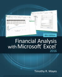 Cover image: Financial Analysis with Microsoft Excel 8th edition 9781337298049