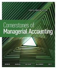 Cover image: Cornerstones of Managerial Accounting 4th edition 9780176915469