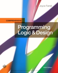 Cover image: Programming Logic & Design Comprehensive 9th edition 9781337102070