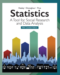 Cover image: Statistics: A Tool for Social Research and Data Analysis 5ce 5th edition 9780176922047