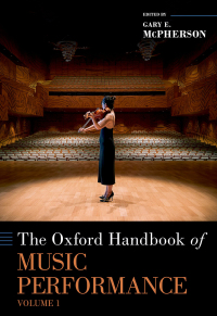 Cover image: The Oxford Handbook of Music Performance, Volume 1 9780190056285
