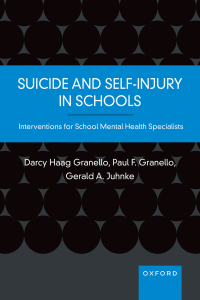 Cover image: Suicide and Self-Injury in Schools 9780190059842