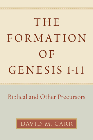 Cover image: The Formation of Genesis 1-11 9780190062545