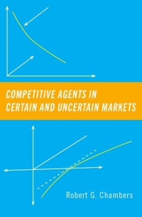 Cover image: Competitive Agents in Certain and Uncertain Markets 9780190063016