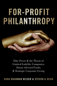Cover image: For-Profit Philanthropy 9780190074500