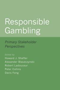 صورة الغلاف: Responsible Gambling 1st edition 9780190074562