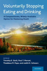 Cover image: Voluntarily Stopping Eating and Drinking 9780190080730