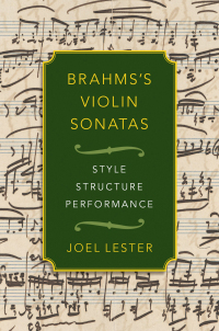 Titelbild: Brahms's Violin Sonatas 1st edition 9780190087036