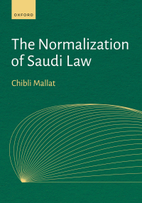 Cover image: The Normalization of Saudi Law 9780190092757