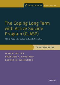 Imagen de portada: The Coping Long Term with Active Suicide Program (CLASP) 9780190095260