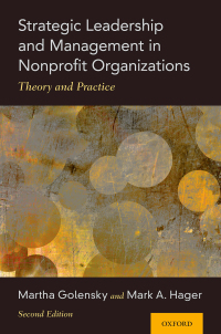 Cover image: Strategic Leadership and Management in Nonprofit Organizations 2nd edition 9780190097844