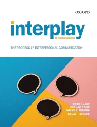 Cover image: Interplay: The Process of Interpersonal Communication (Canadian Edition) Enhanced 5th edition 9780199033478