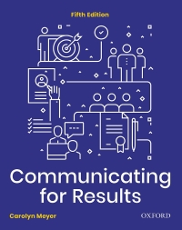 Cover image: Communicating for Results: A Canadian Student's Guide 5th edition 9780199036127