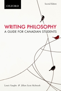 Cover image: Writing Philosophy: A Guide for Canadian Students (Canadian Edition) 2nd edition 9780195446746