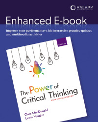 Cover image: The Power of Critical Thinking 6CE 6th edition 9780190163860