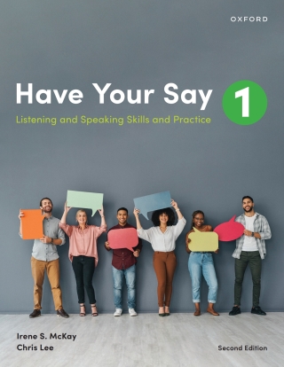 Cover image: Have Your Say 1 2nd edition 9780190165345