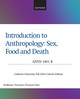 Cover image: Introduction to Anthropology Sex, food, and Death Carleton University Fall Custom Edition - ANTH 1001 B 9780190178338