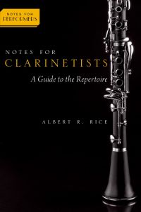 Cover image: Notes for Clarinetists 9780190205201