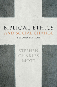 Imagen de portada: Biblical Ethics and Social Change 2nd edition 9780199739370