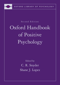 صورة الغلاف: The Oxford Handbook of Positive Psychology 2nd edition 9780195187243