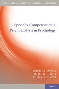 Immagine di copertina: Specialty Competencies in Psychoanalysis in Psychology 9780199766475