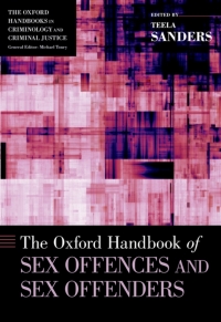 Imagen de portada: The Oxford Handbook of Sex Offences and Sex Offenders 1st edition 9780190213633