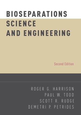 Cover image: Bioseparations Science and Engineering 2nd edition 9780195391817