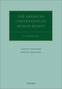 Imagen de portada: The American Convention on Human Rights 9780190222345