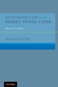 Cover image: An Introduction to the Model Penal Code 2nd edition 9780190243043