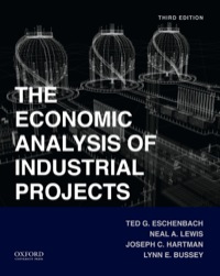 Cover image: Economic Analysis of Industrial Projects 3rd edition 9780195178746