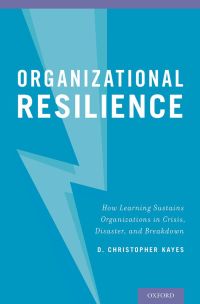 Imagen de portada: Organizational Resilience 9780199791057