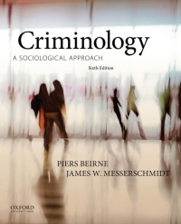 Cover image: Criminology: A Sociological Approach 6th edition 9780199334643