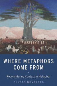 Imagen de portada: Where Metaphors Come From 9780190224868