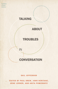 Cover image: Talking About Troubles in Conversation 9780199937325