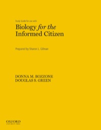 Cover image: Biology for the Informed Citizen Study Guide 1st edition 9780199958078