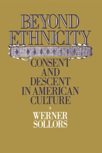 Cover image: Beyond Ethnicity 1st edition 9780195051933