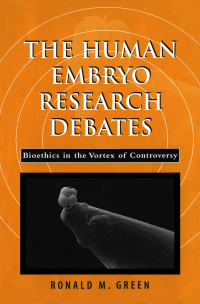 صورة الغلاف: The Human Embryo Research Debates 9780199761890