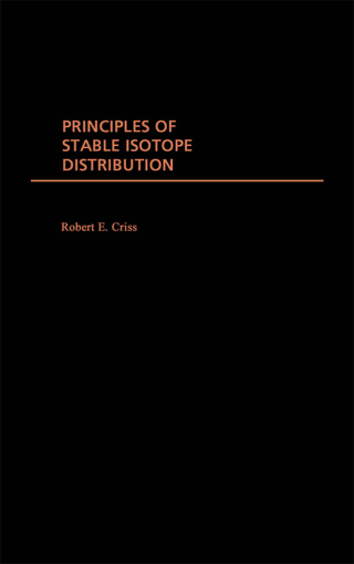 Imagen de portada: Principles of Stable Isotope Distribution 9780195353525