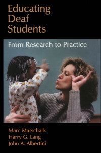 Imagen de portada: Educating Deaf Students 9780195310702
