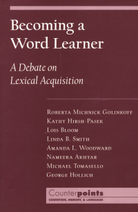 Immagine di copertina: Becoming a Word Learner 9780195130324